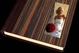 Wooden Series Album with 3x7 Cameo