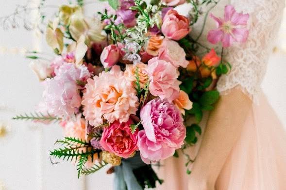 French-inspired bridal bouquet