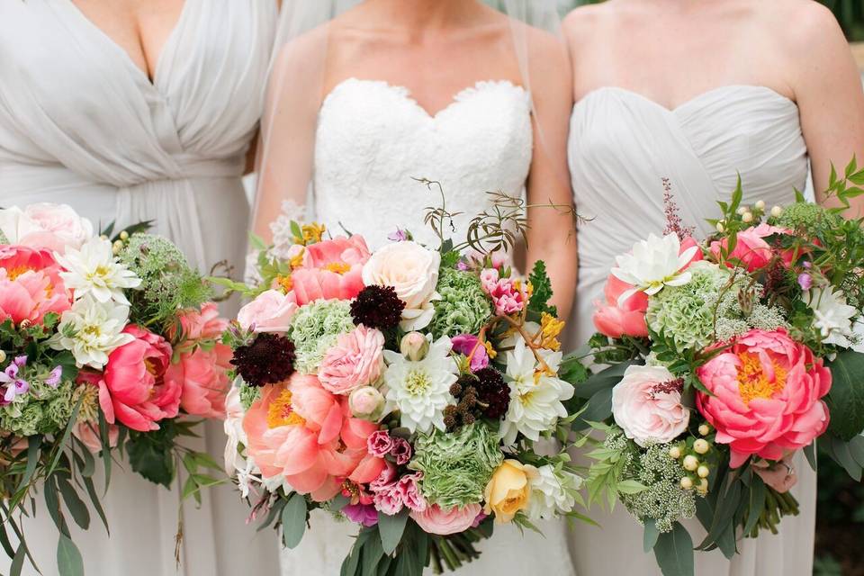 Wonderful summer bouquets