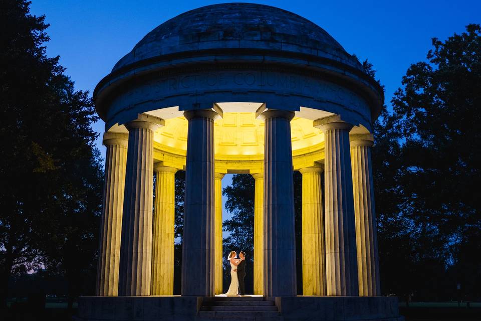 DC Monuments, night portrait