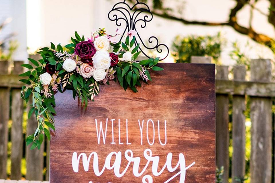 Proposal signs