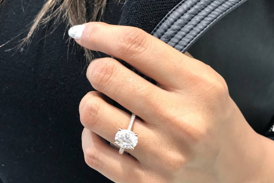 3ct Oval Moissanite