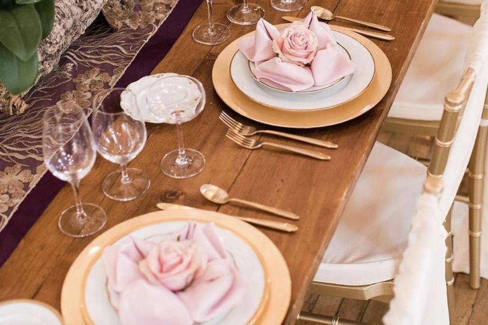 Rose Napkins