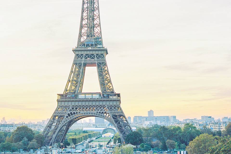 Eiffel Tower Sunrise