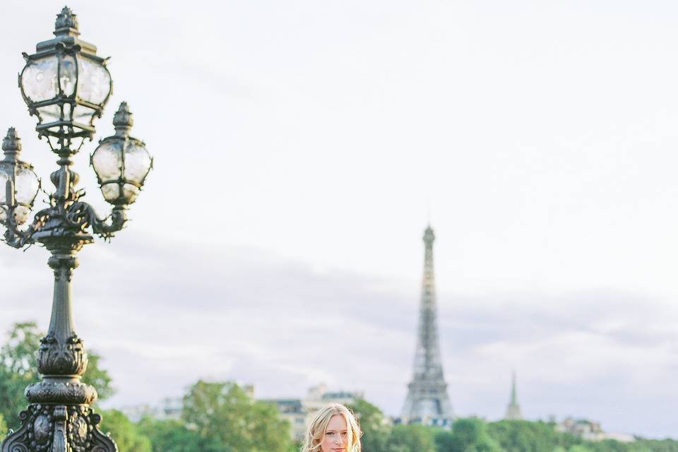 Bridal Portraits in Paris