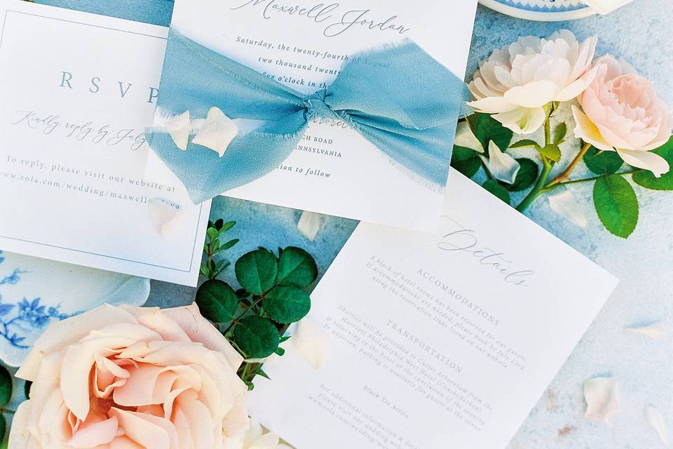Elegant & Romantic Flat Lay