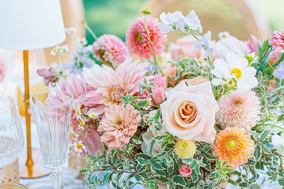 Colorful Garden Wedding Floral