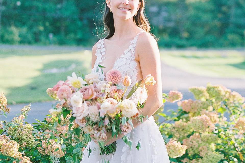 Romantic Fall Bridal Portrait