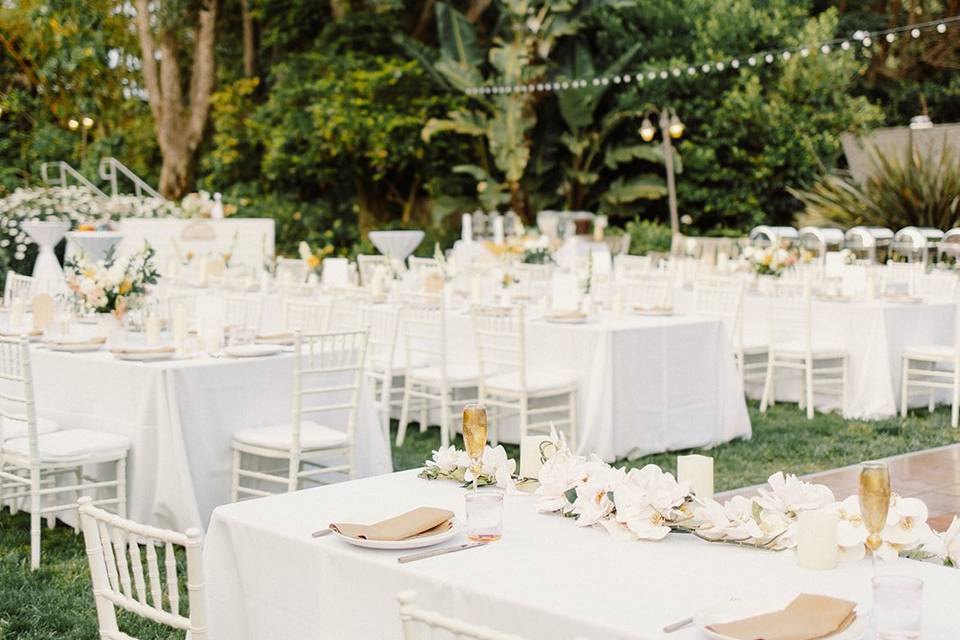 Elegant garden wedding