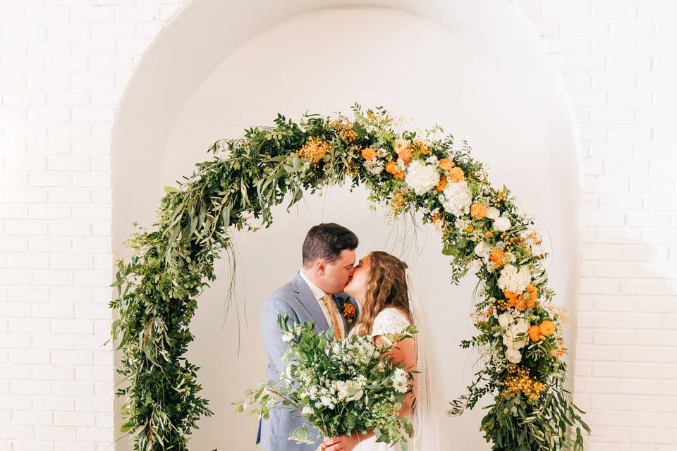 Our Decorated Arch Backdrop