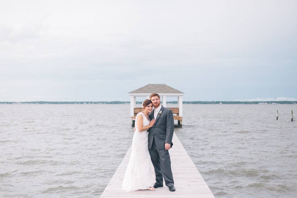 Bride & Groom Portrait | Emerald Isle, NC