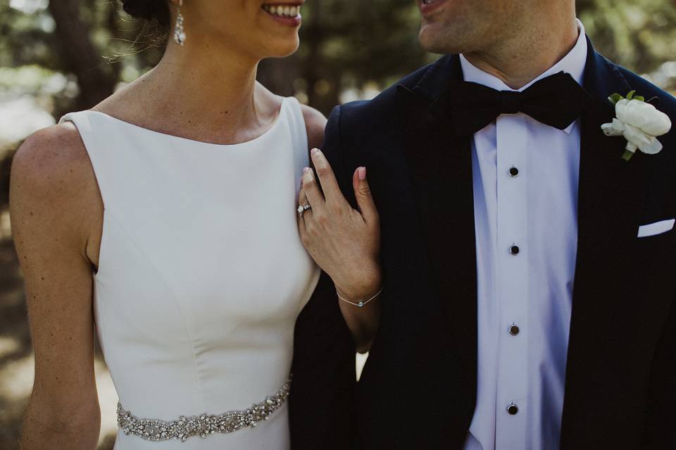 Pebble Beach Black Tie Wedding