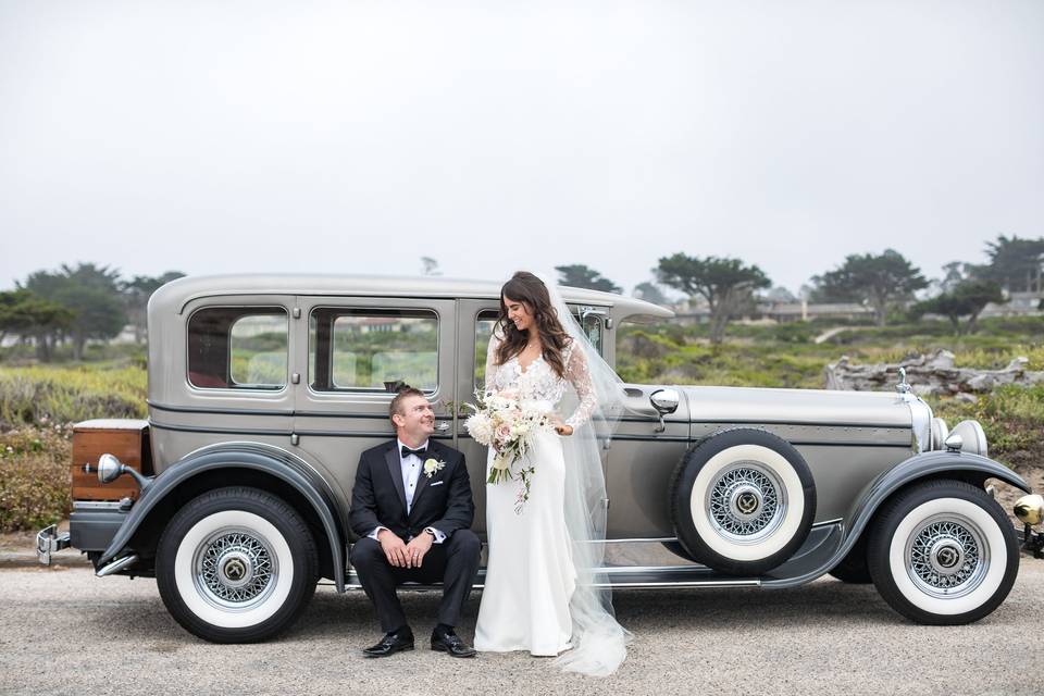 Vintage Rolls  in Pebble Beach