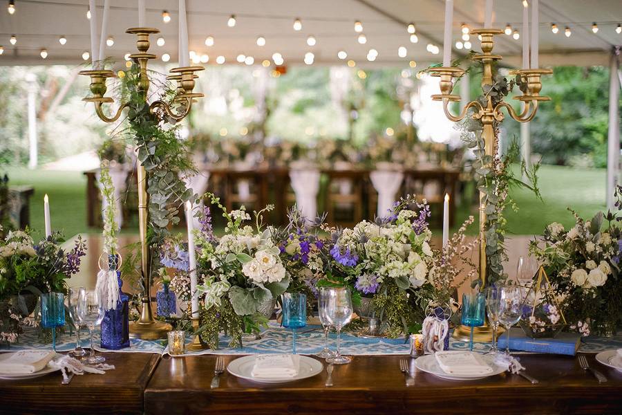 Wedding tablescape