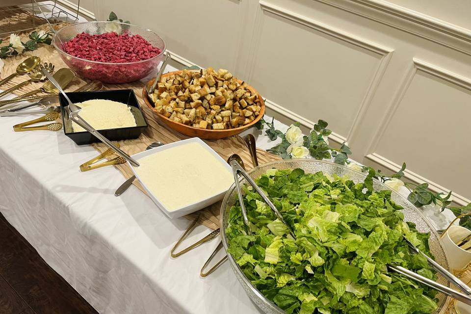 Caesar Salad & Beet Salad
