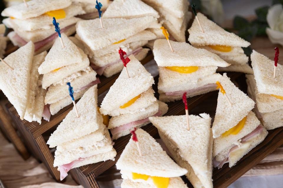 Mini Triples Sandwiches
