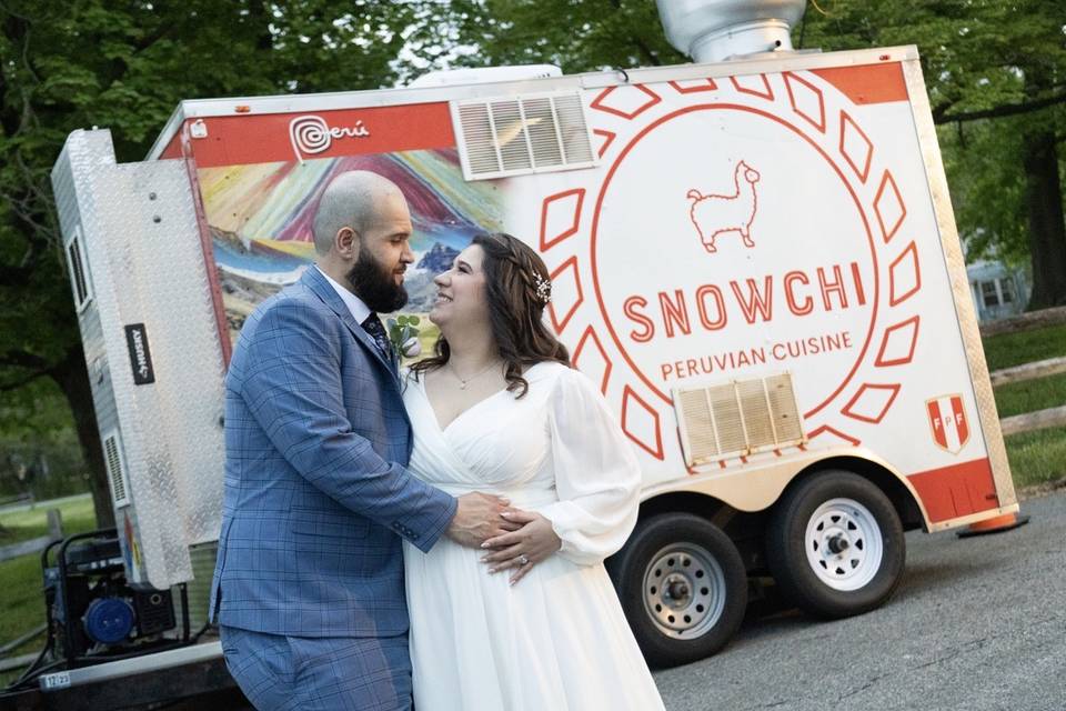 Mr. & Mrs. With Trailer