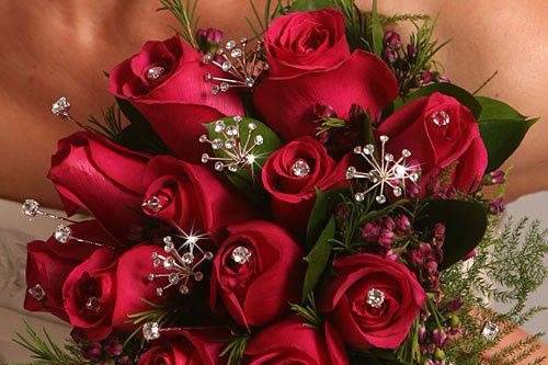 red rose bouquet