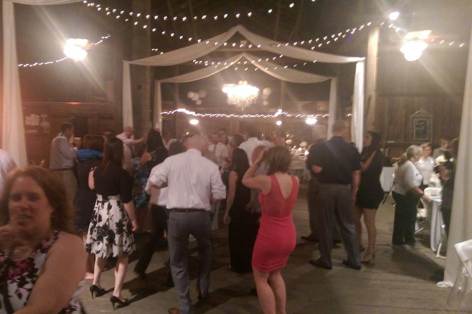 Wedding dance party