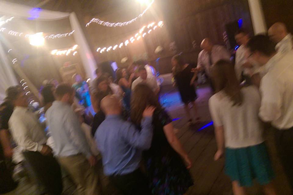 Wedding dance party