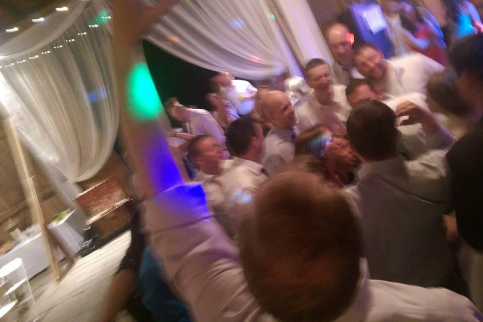 Wedding dance party