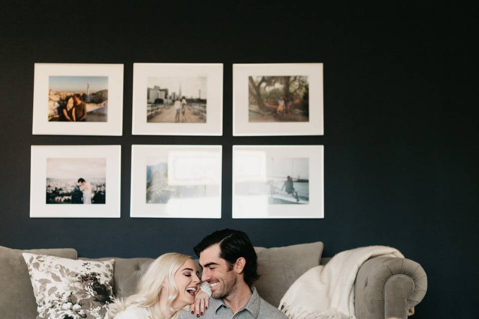 Historic home couples session