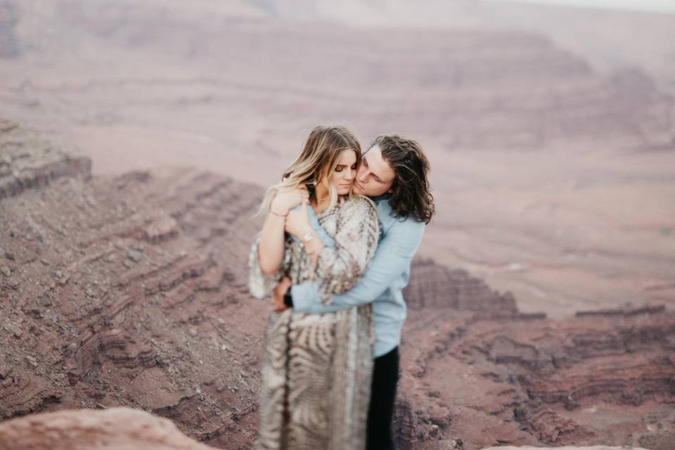 Engagement session in Moab