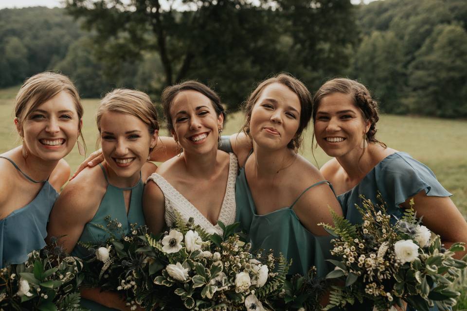 Our Brides and Bridesmaids