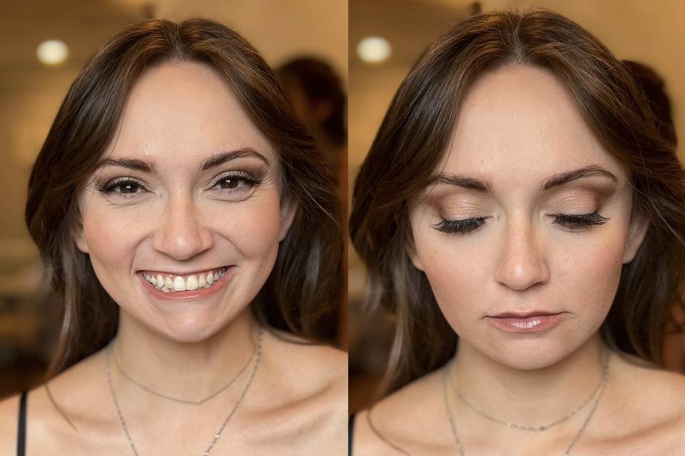 Bridesmaid makeup