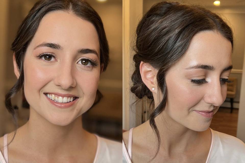 Angelic bridal makeup
