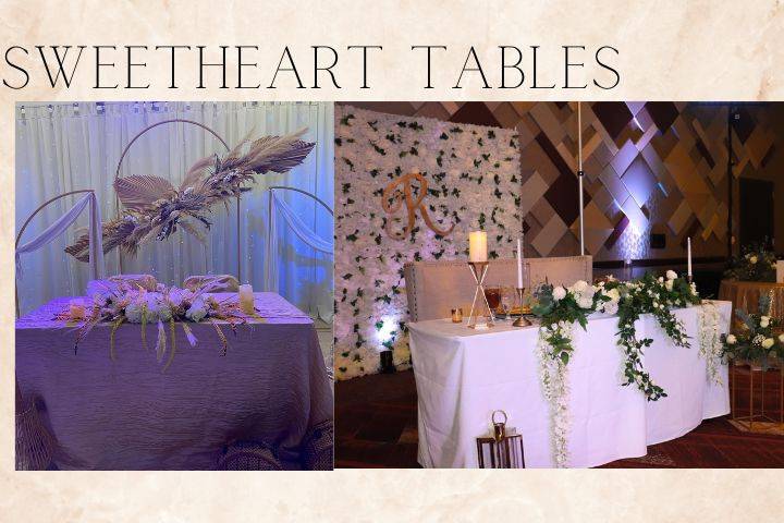 Sweetheart tables 2
