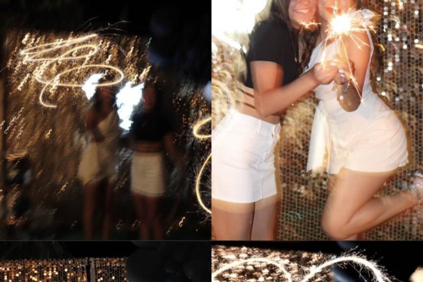 Neon and sparklers