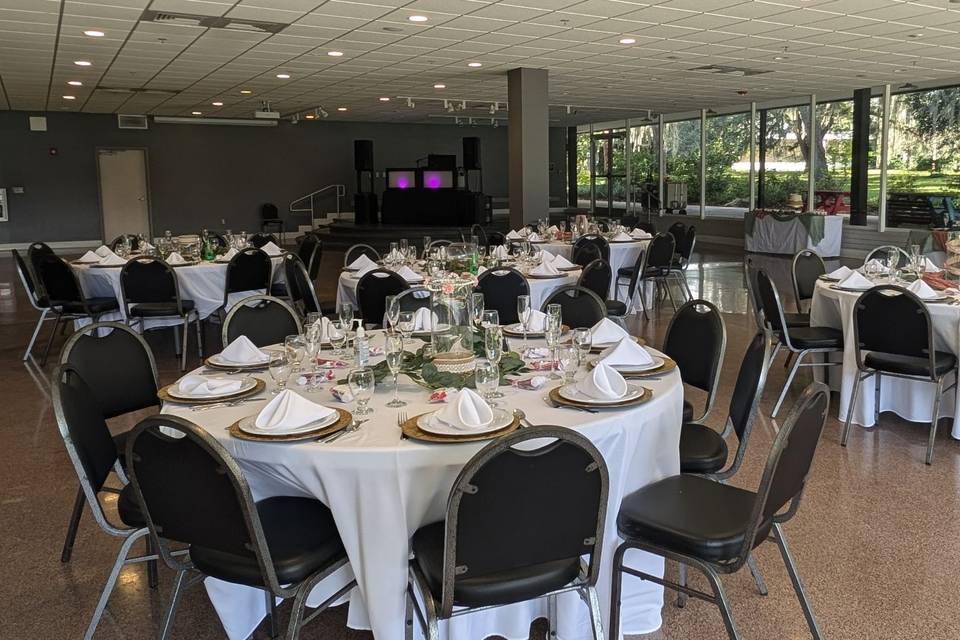 Ballroom indoor seating