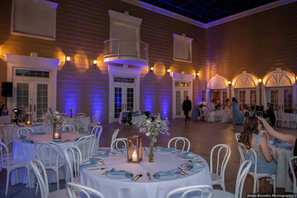 Mansion at night