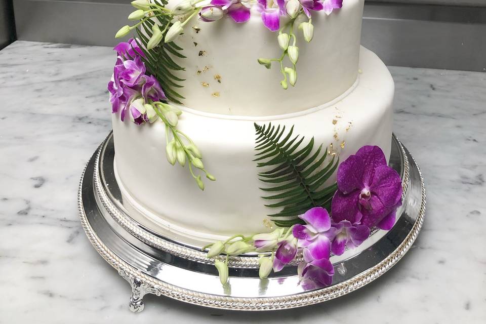 Orchid cake