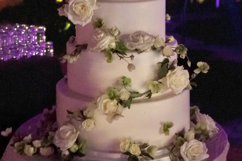 Four-tier cake