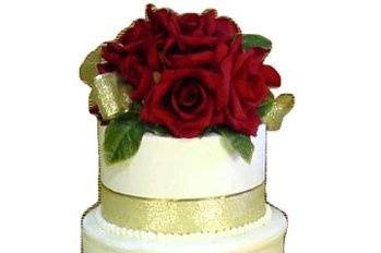 Wedding Cake Designed for Holiday Wedding and perfect for Indian Weddings