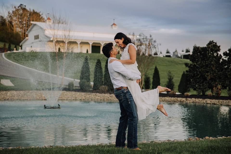 White Dove Engagement Session