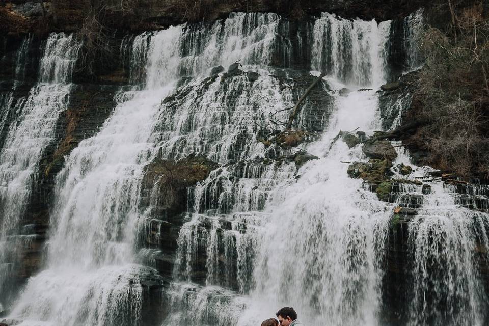 Waterfall Engagement Session
