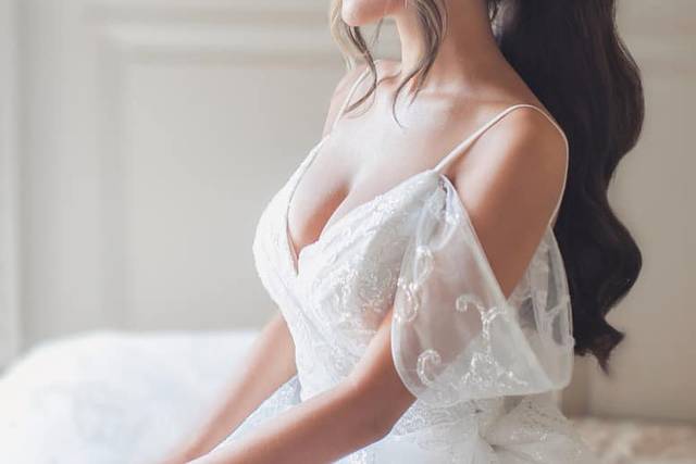 Elegant ponytail updo