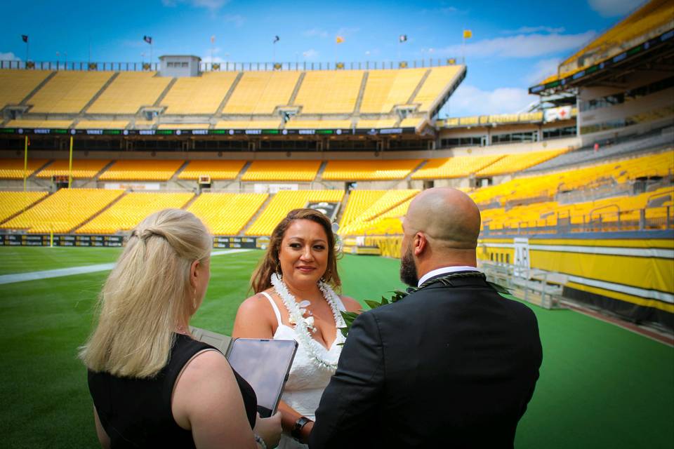 On the Heinz Field!