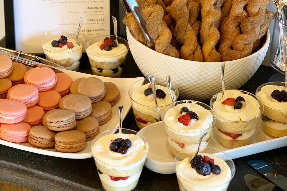 Mexican style dessert table