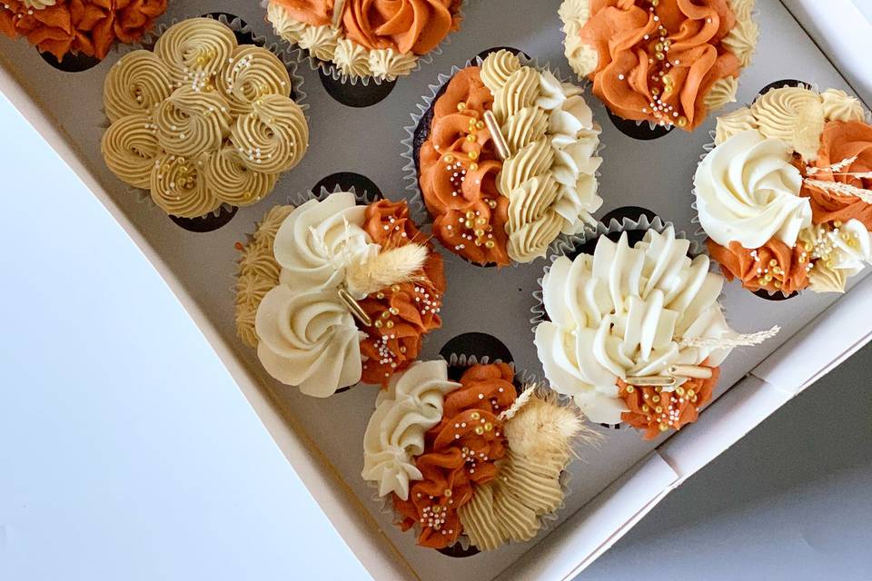 Unique boho cupcakes