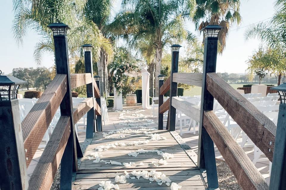 Ceremony aisle