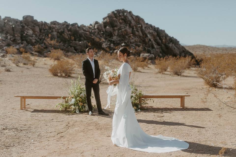 Desert wedding