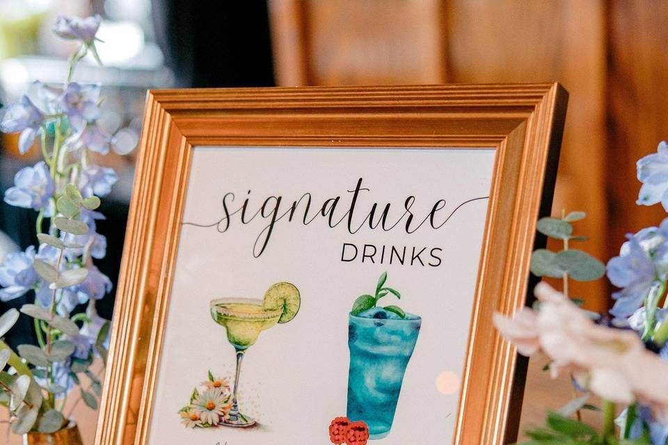 Signature drinks