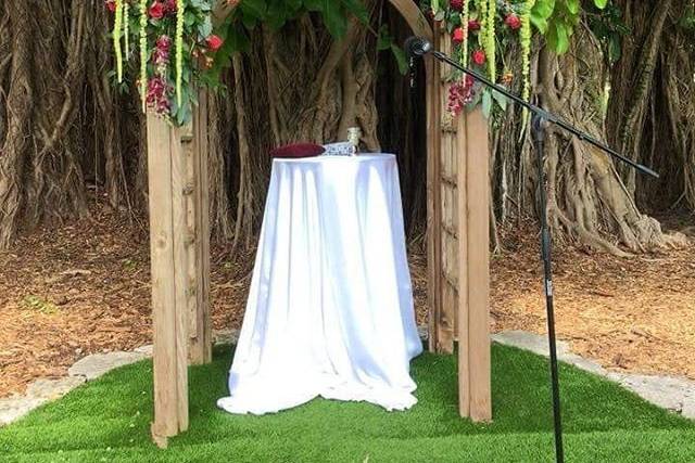 Ready for ceremony