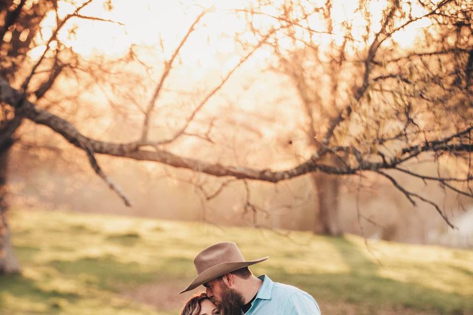 Forehead kiss