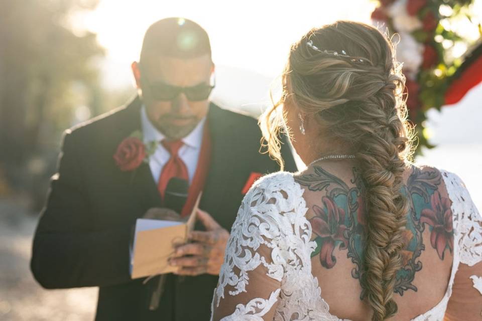 Lake Side Wedding Vows