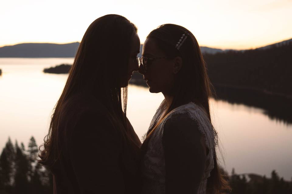 Emerald Bay Sunrise Elopement